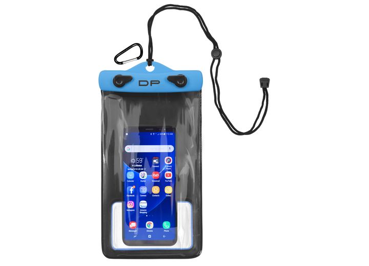 AIRHEAD DRY PAK WATERPROOF 5" X 8" SMARTPHONE POUCH - ELECTRIC BLUE